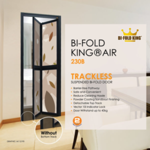 Vitally King-Air Trackless Bifold Door