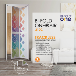 Vitally One-Air Trackless Bifold Door